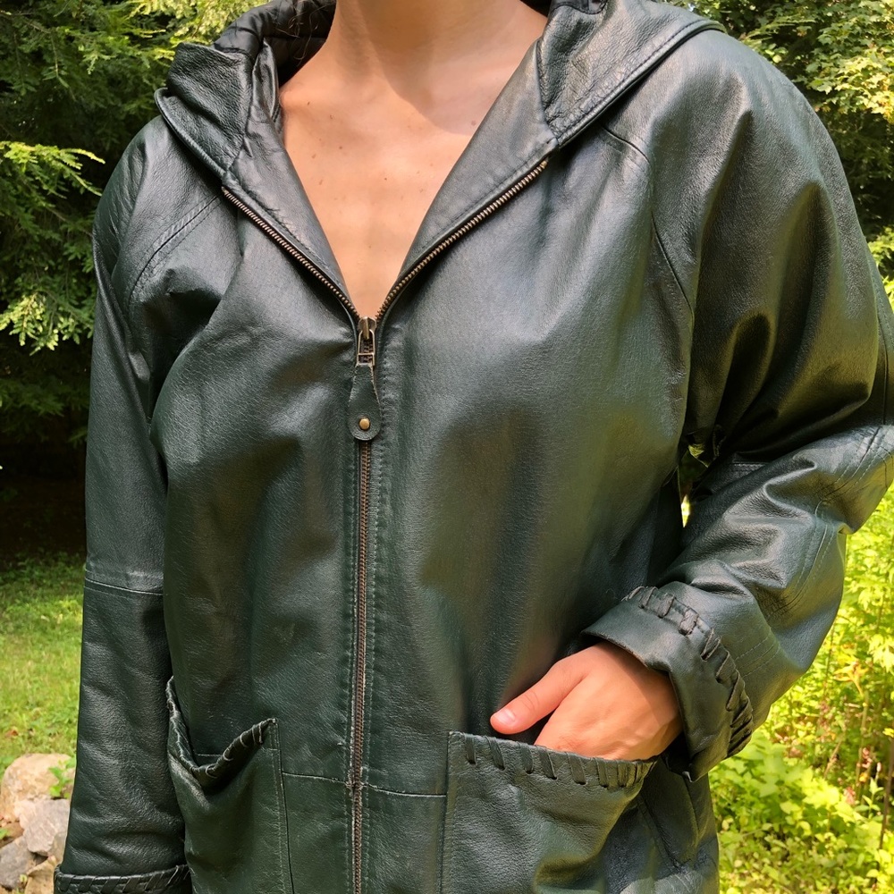 Green Leather Jacket